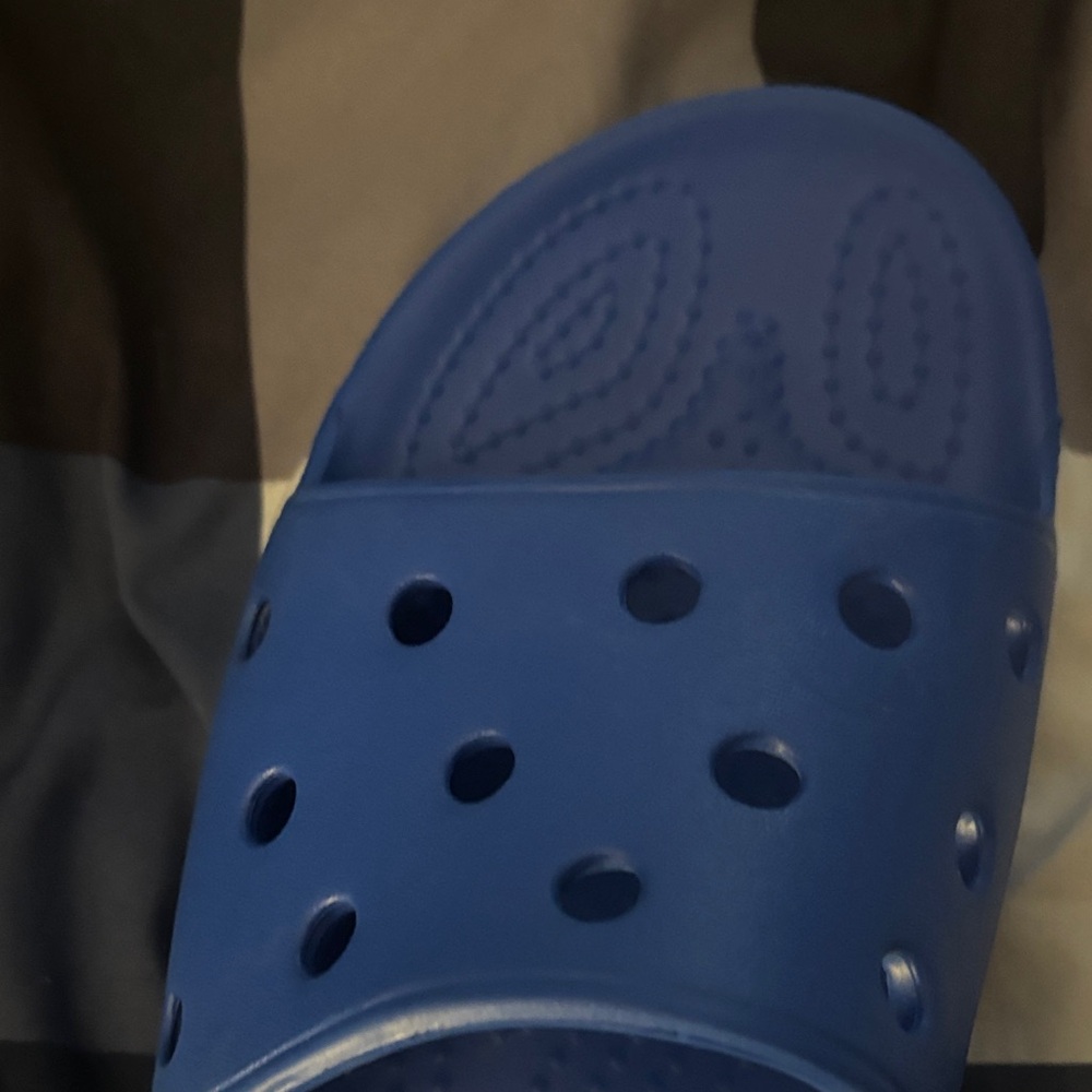 CROCS Classic Blue Slide Sandals kids - Picture 6 of 6